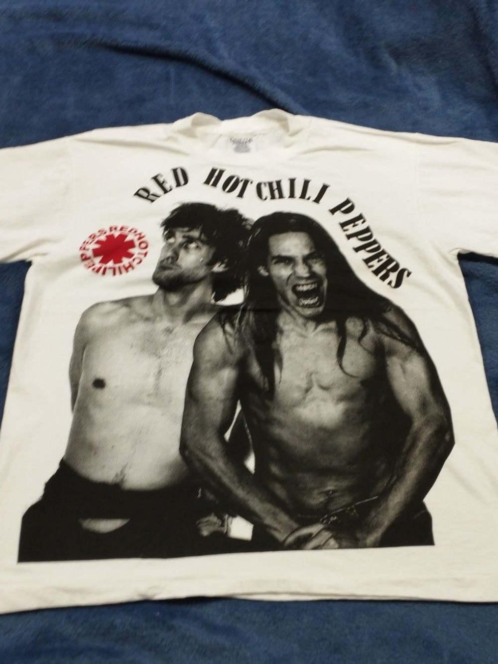 Vintage Red Hot Chili Peppers Oneita Power-T Double-Sided Graphic